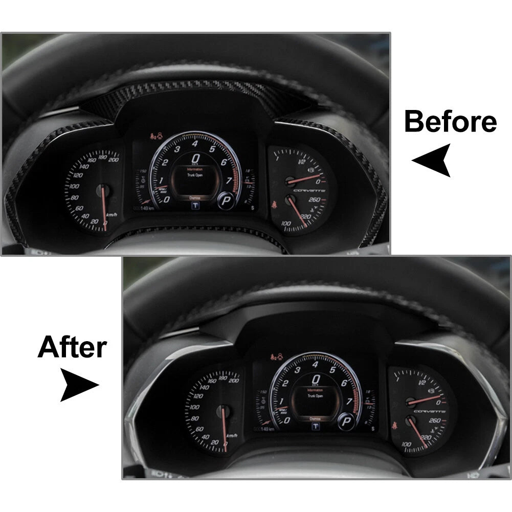 Carbon Fiber Dashboard Trim for Chevrolet Corvette C7 (2014-2019)
