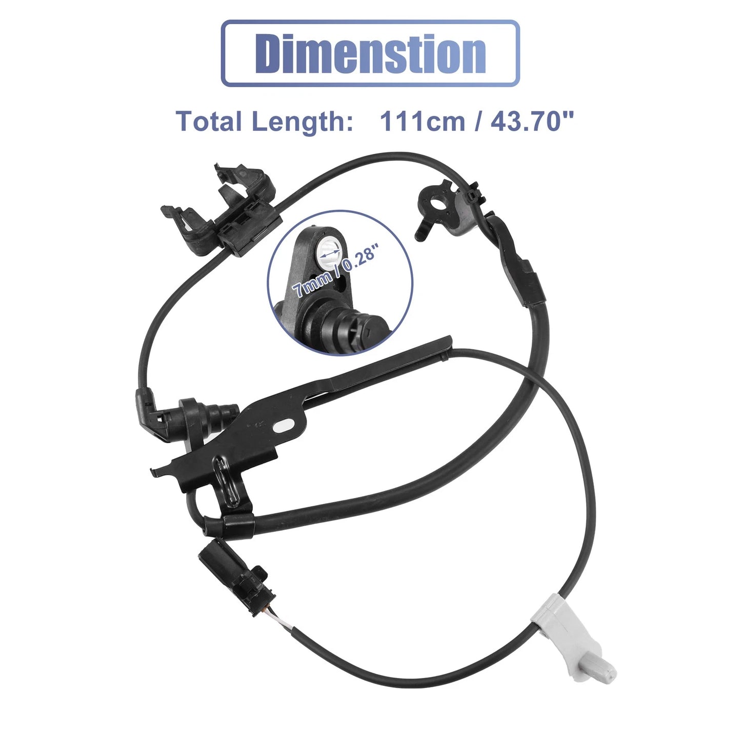 ABS Wheel Speed Sensor Front Right for Toyota Highlander (2010–2018)