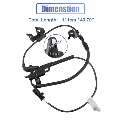 ABS Wheel Speed Sensor Front Right for Toyota Highlander (2010–2018)