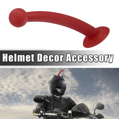 Antenna Shape Roof Ornament Top Stickers for Car Motorcycle Bike Helmets Red