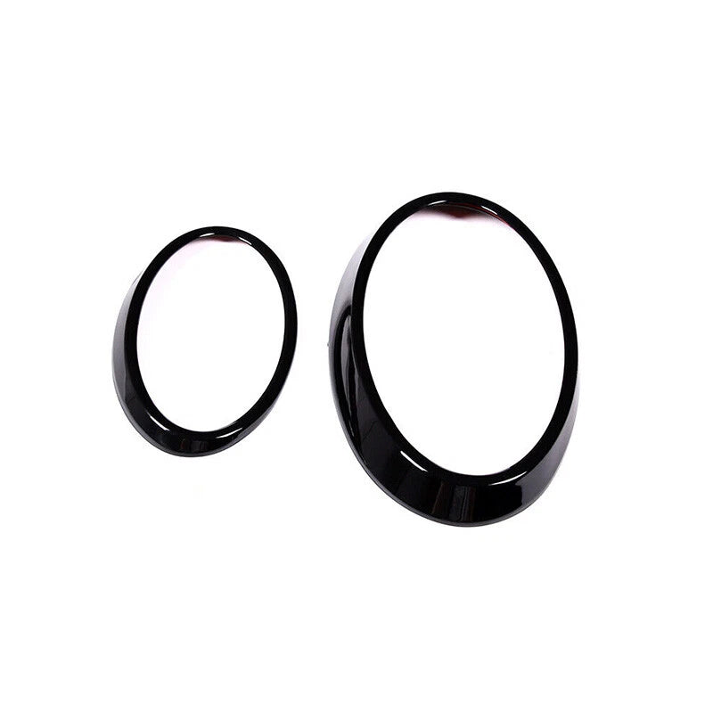 Gloss Black Front Rear Emblem Badge Trim 2 x For Subaru Outback (2022-2023)