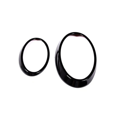 Gloss Black Front Rear Emblem Badge Trim 2 x For Subaru Outback (2022-2023)