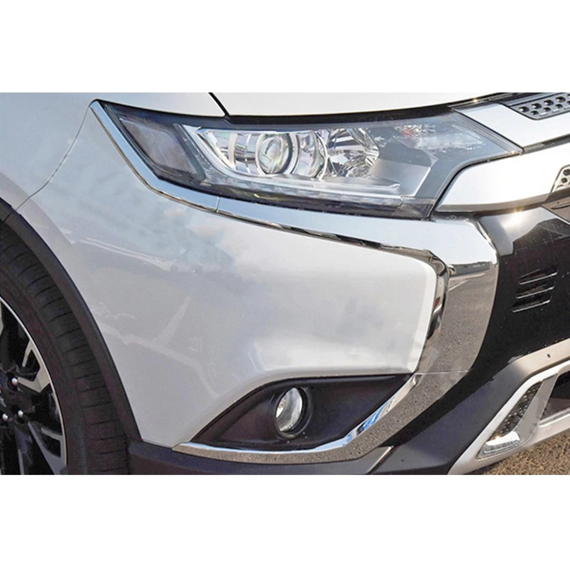 Right Front Bumper Chrome Edge for 2016-2019 Mitsubishi Outlander (2016-2019)