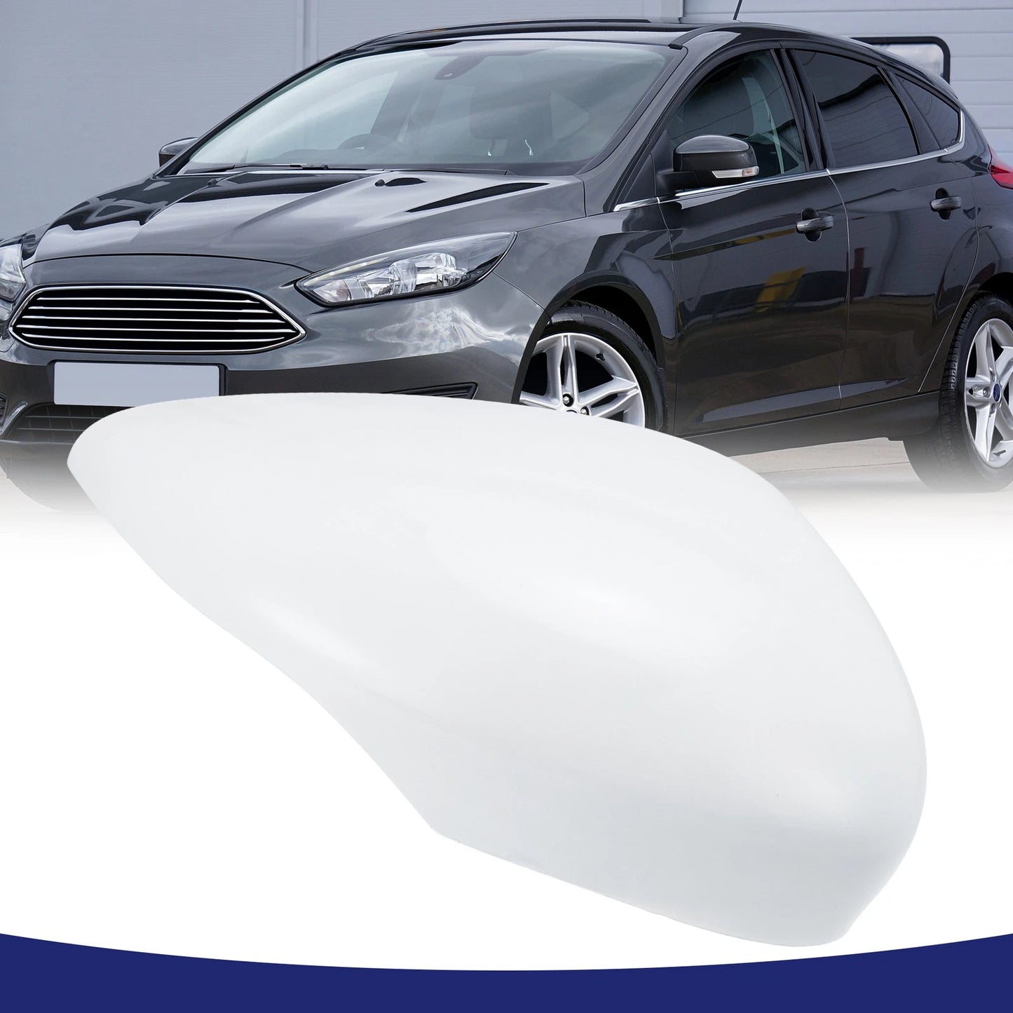 Right Side Rear View Mirror Cap Cover for Ford Fiesta MK7 (2008-2017)