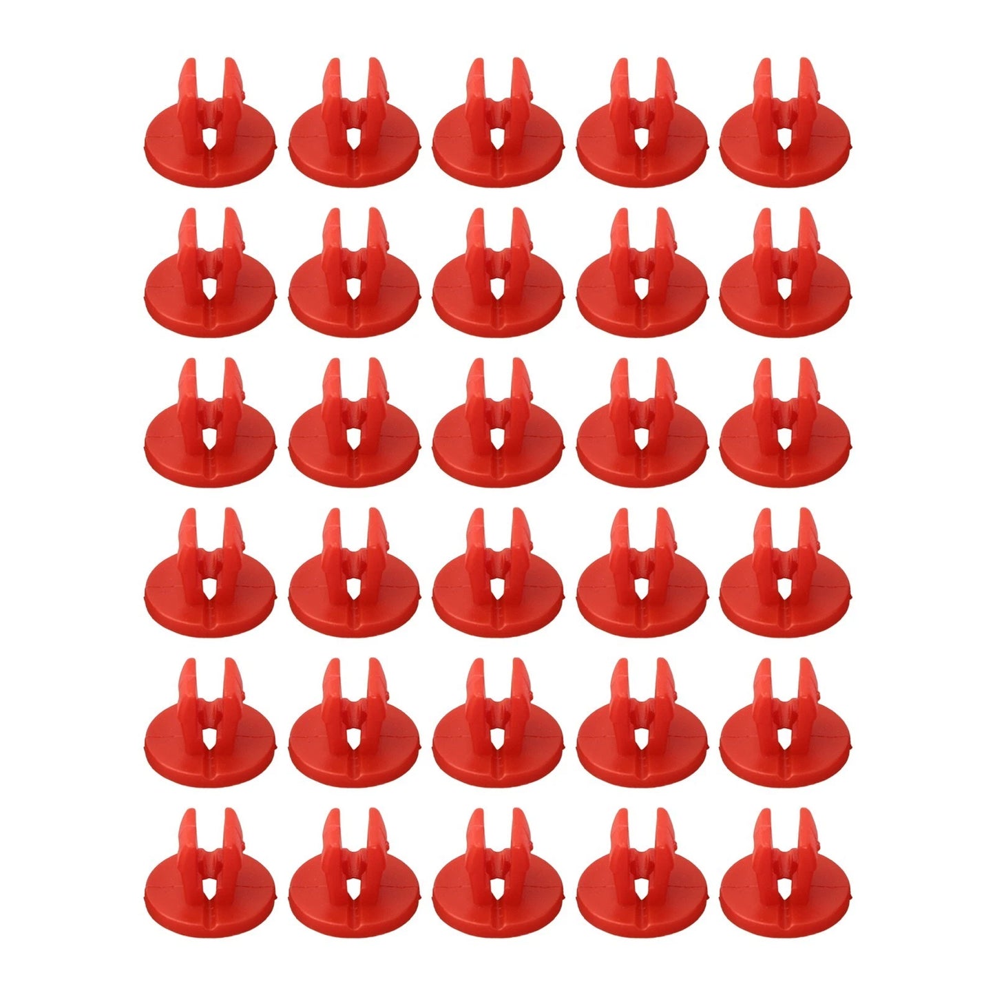 Shield Nut Set Nylon Parts Plastic Red Screw Under-Body