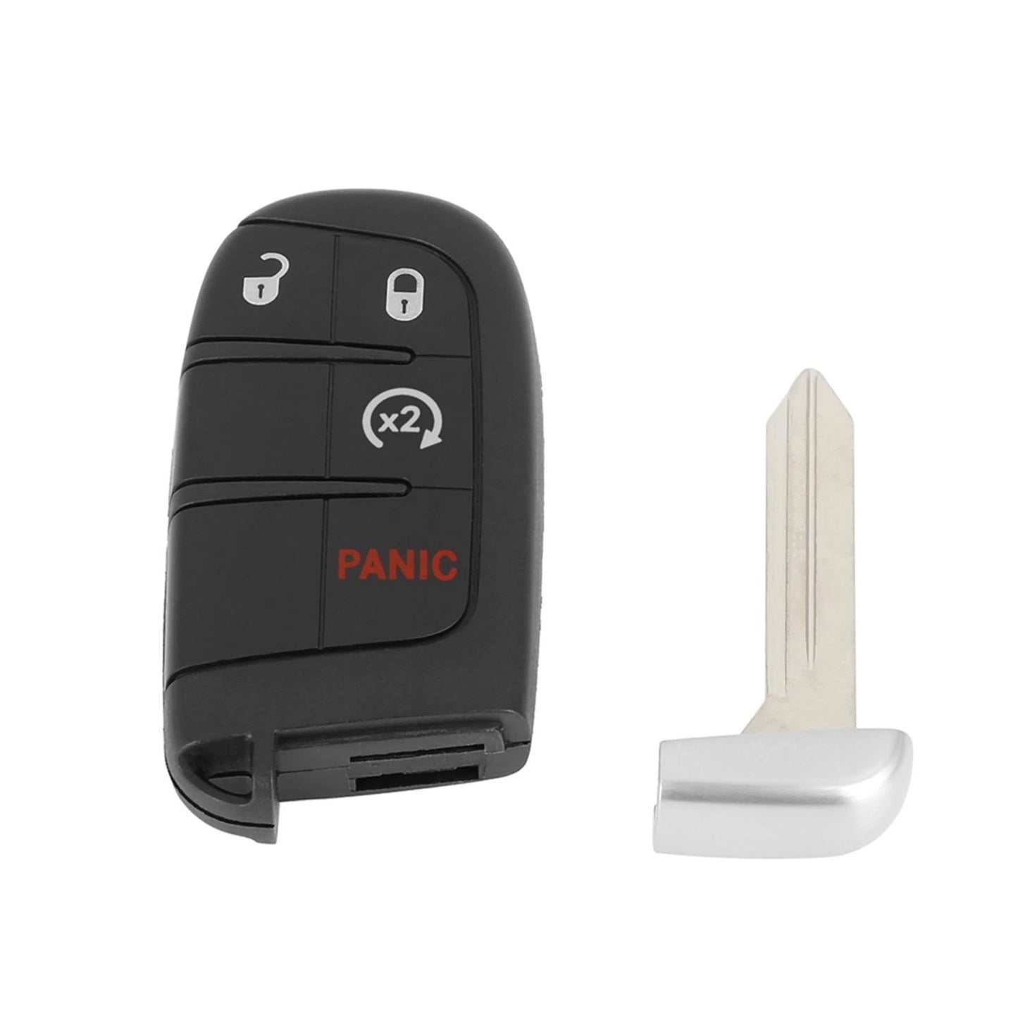 Key Fob Shell Case for Jeep Renegade 2015-2018 (2 x Key Buttons)