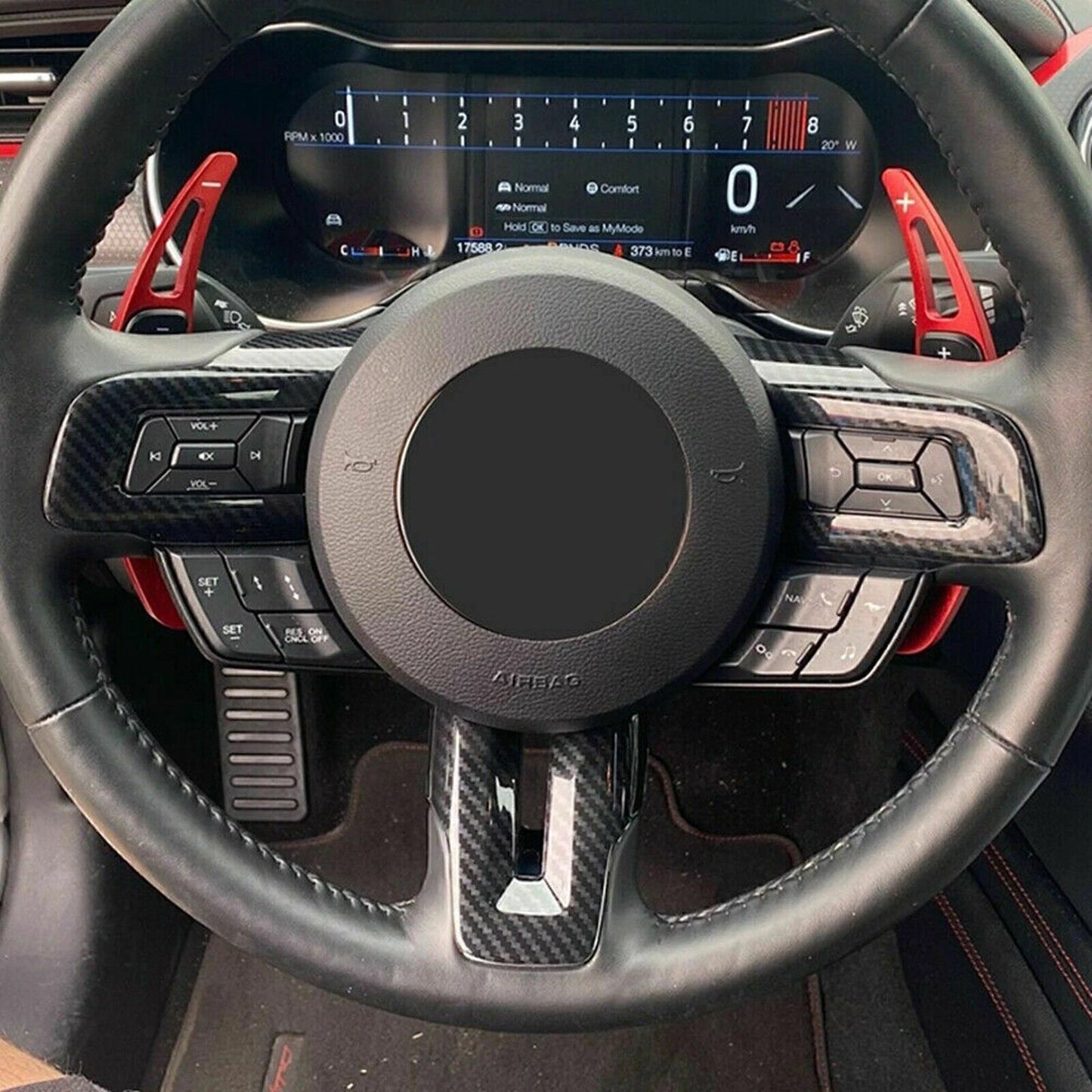 Steering Wheel Cover Trim for Ford Mustang (2015-2023)