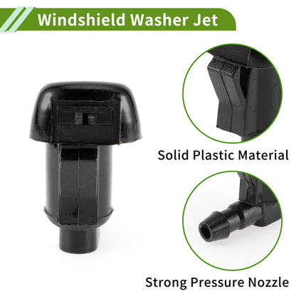 Windshield Washer Nozzle w/ Hose Connector for Dodge