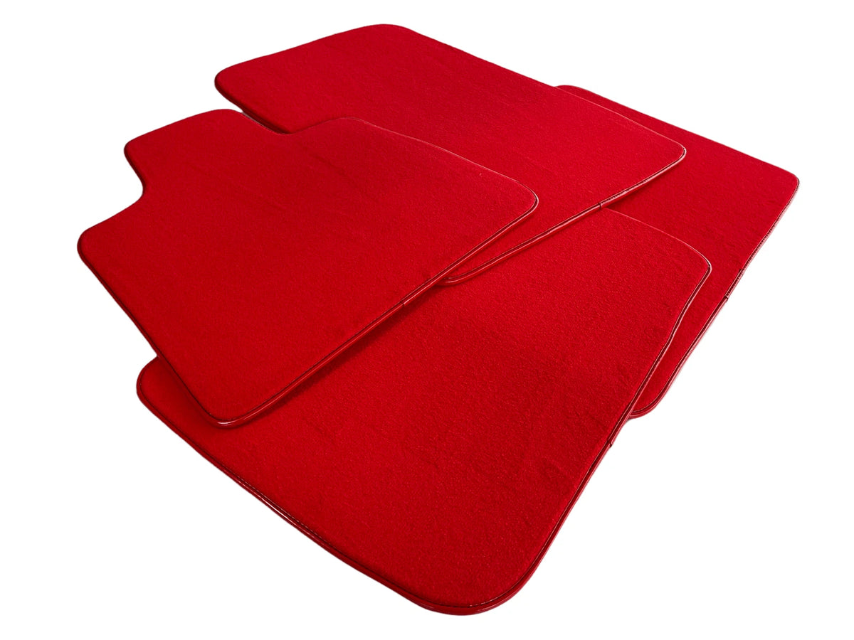 Floor Mats for BMW 7 Series E65 Red ROVBUT Tailored Set (2002-2008)