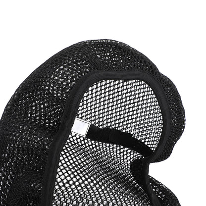 Heat Resistant Mesh Seat Cover Universal Black XXXL for Motorcycle Scooter
