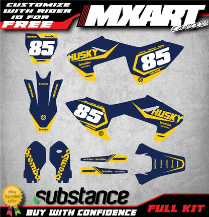 Graphic Kit for Husqvarna TC 85 (2018-2021) - HAMMER Style Stickers