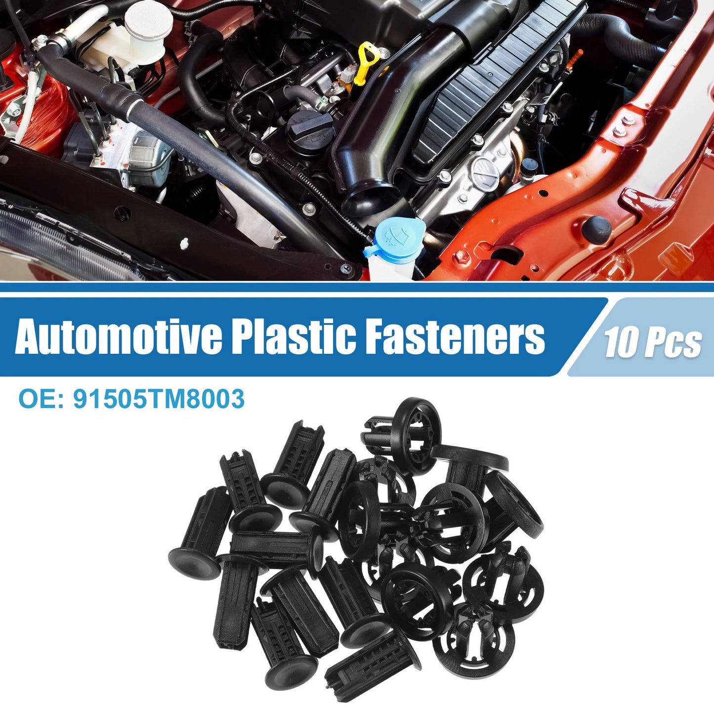10 x Bumper Clips for Honda Civic (2013-2019) - Automotive Fasteners