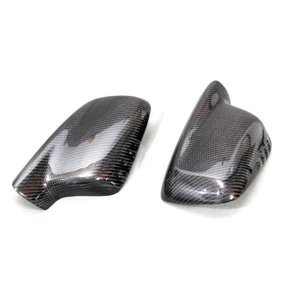 Carbon Fiber Side Mirror Cover Caps Replace for BMW 7 Series E65 2002-2008