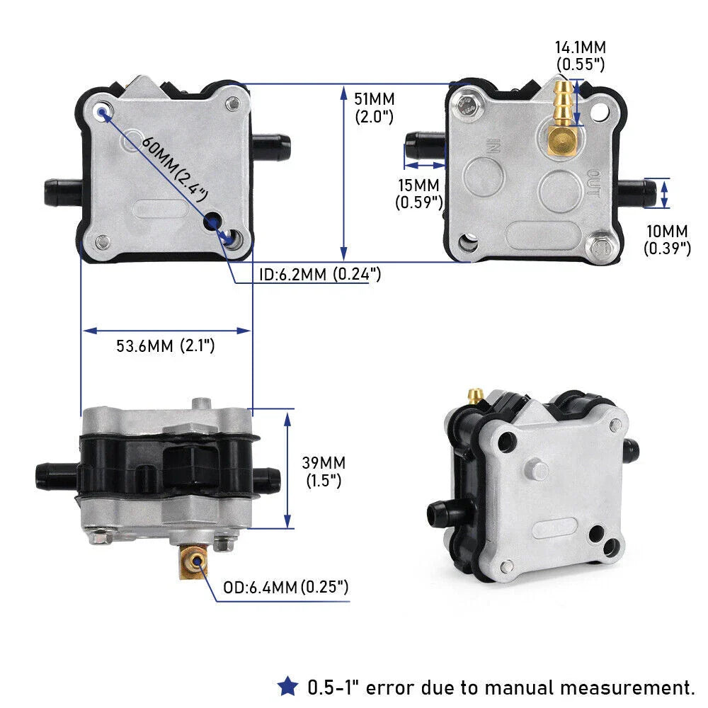 Fuel Pump Assembly for Mercury 115HP 2-Stroke (14360A71/14360A43/14360A78)