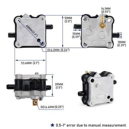 Fuel Pump Assembly for Mercury 115HP 2-Stroke (14360A71/14360A43/14360A78)