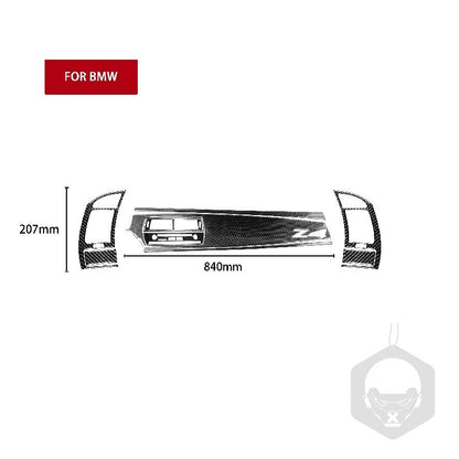 Soft Carbon Fiber Dashboard & Side Air Vent Cover Trim for BMW Z4 E85 2003-2008