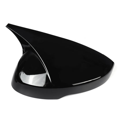 Pair / Black Side Rear View Mirror Cover Cap for Honda Civic (2022–2025)