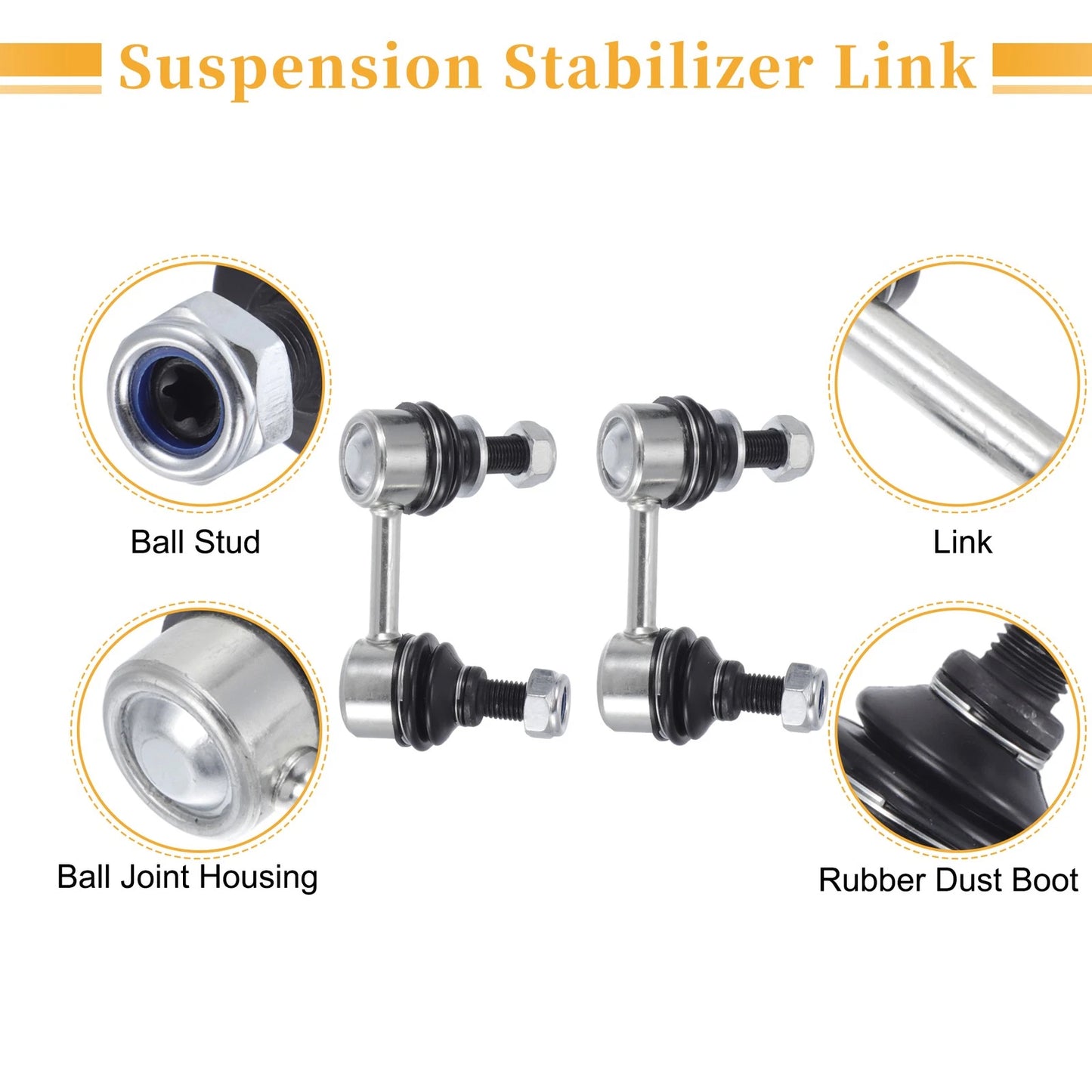 Front Stabiliser Sway Bar Links for Toyota Tacoma (2001-2004)