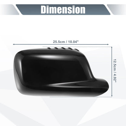 Rearview Mirror Cover Cap Gloss Black for BMW 3 Series E46, 7 Series E65 (2000-2006)