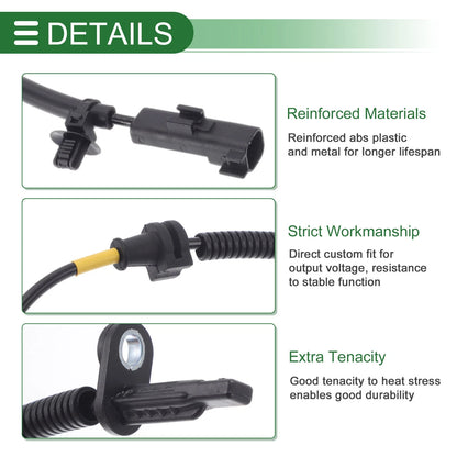 ABS Wheel Speed Sensor for Ford Edge (2015-2018) - 1 x DG9Z2C190B