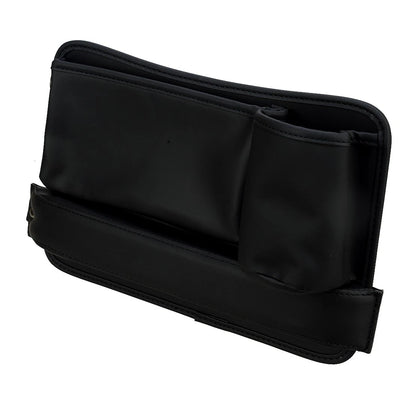 Right Seat Side Pocket Organizer Gap Filler Storage Bag w/ Cup Holder for Car