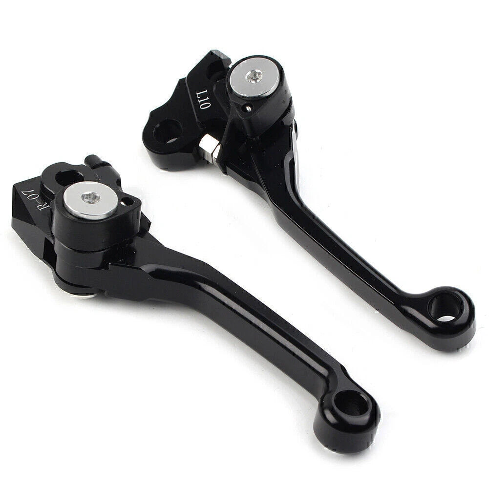 CNC Brake Clutch Levers  Pivot for Honda CRF250R CRF450R (2007-2020) Black