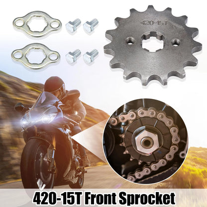 15T 17mm Motorcycle Front Sprocket for Honda