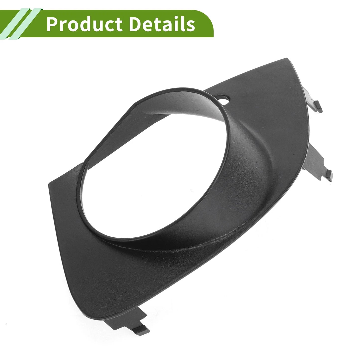 Front Left Fog Light Grill for BMW E65 E66 (2006-2008) - 1 Pc Black
