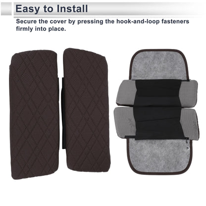 Car Center Console Cover for BMW X7 (2019-2024) - Dark Brown Storage Bag 1 Set