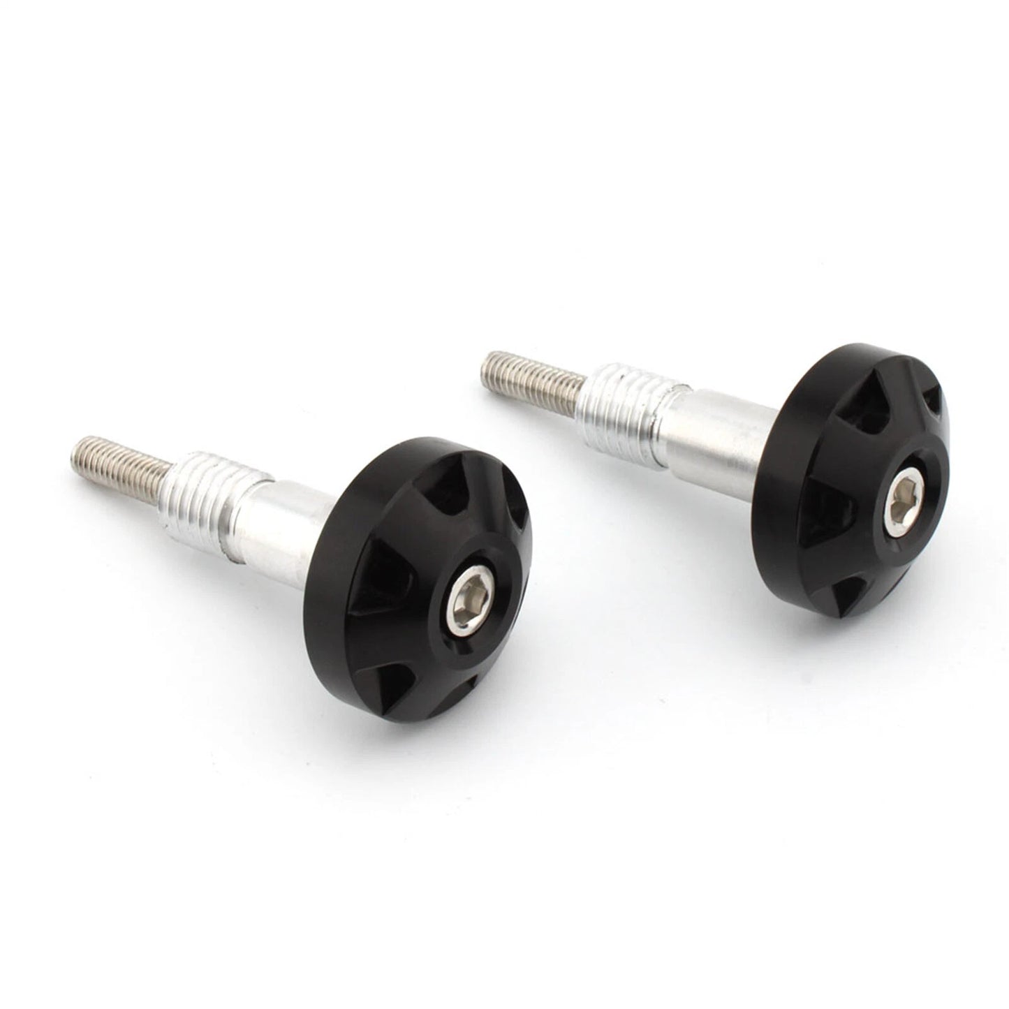 2 x Black Handlebar Grip Ends for BMW RnineT Pure (2014-2023)