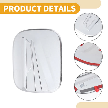 Fuel Tank Door Cap for Toyota Highlander (2022-2025) Chrome Silver Tone