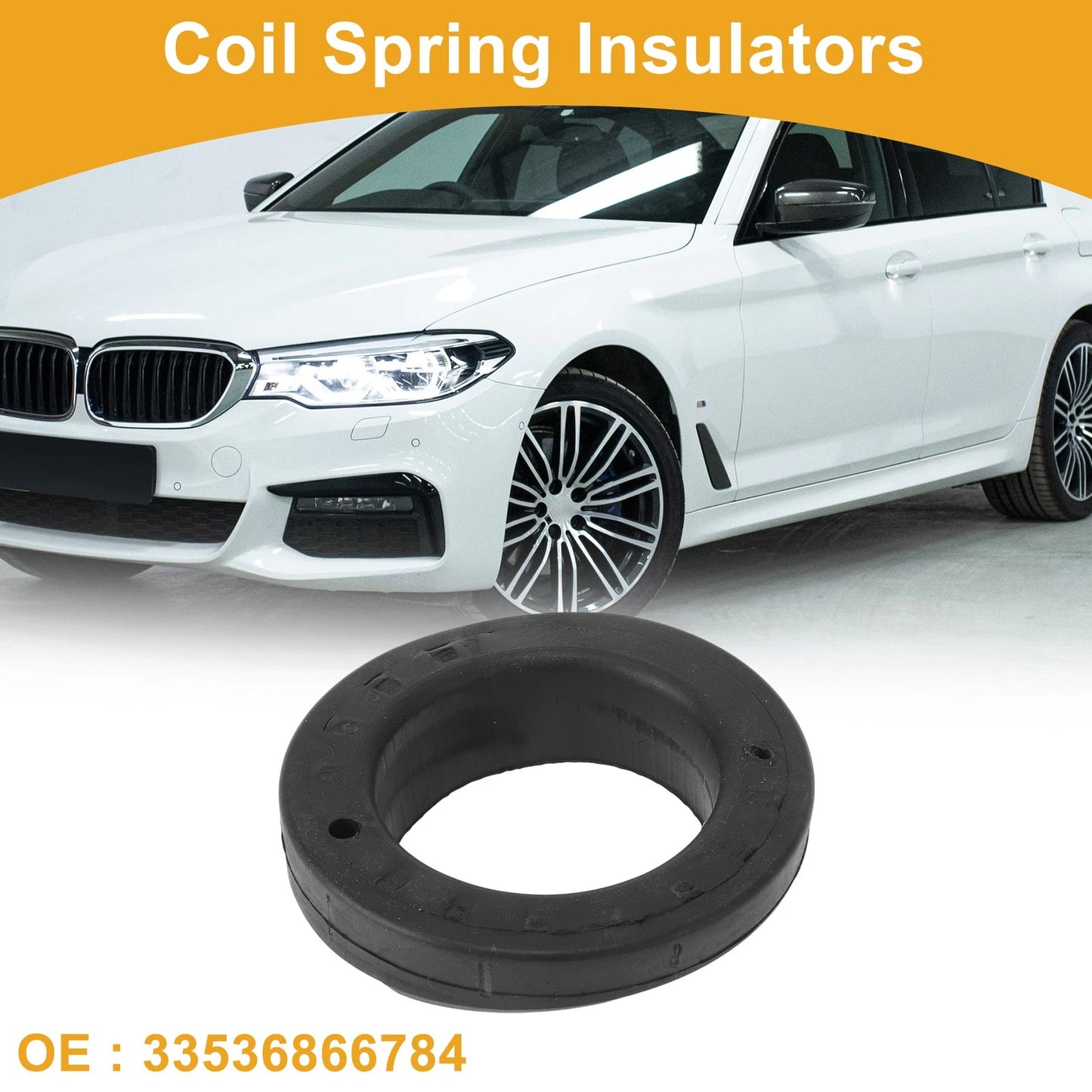 Coil Spring Insulator for BMW 530e (2018-2022) Rubber 1 Pc
