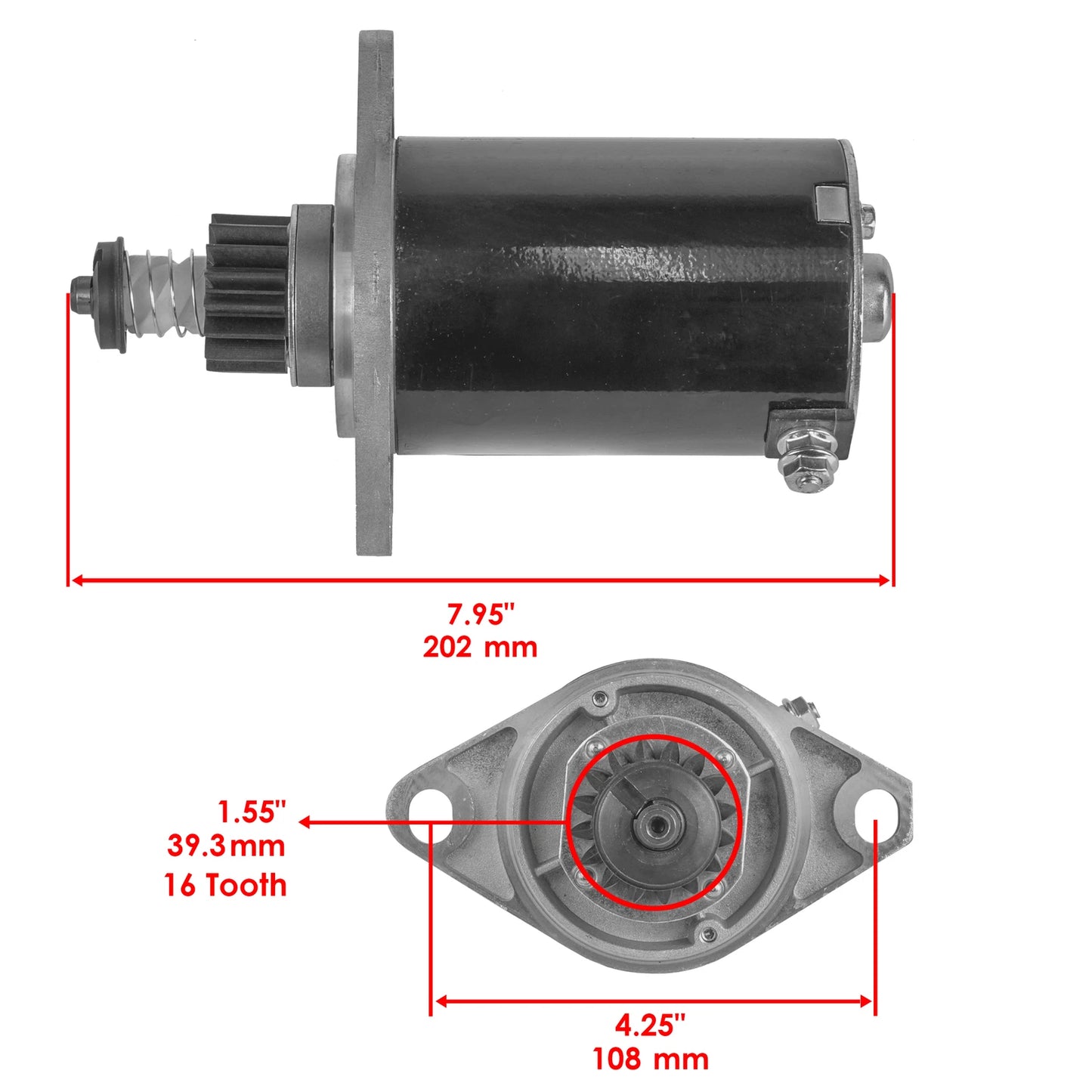 Johnson Outboard Starter for 20-40HP Models 1980-2005