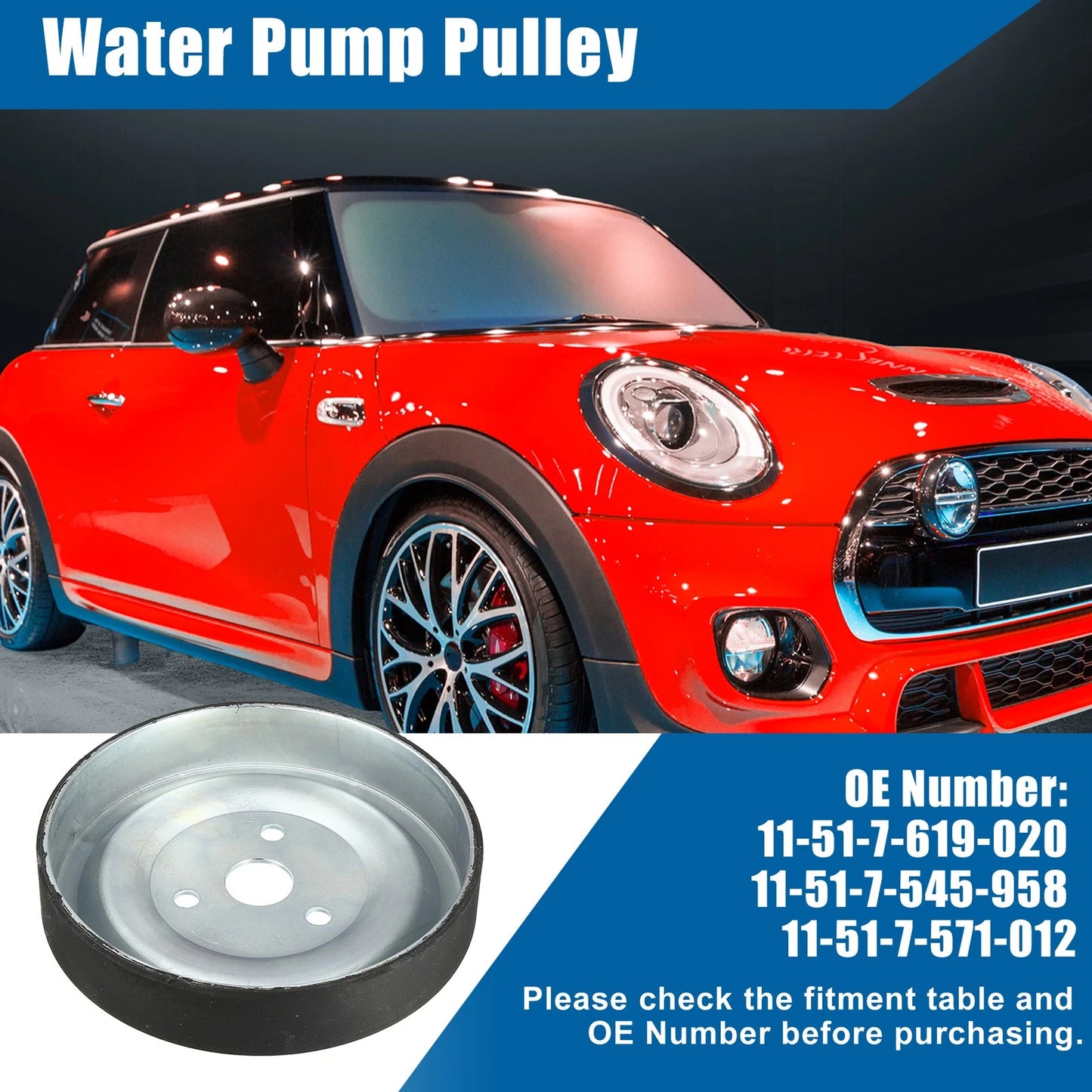 Water Pump Pulley for Mini Cooper (2007-2016)