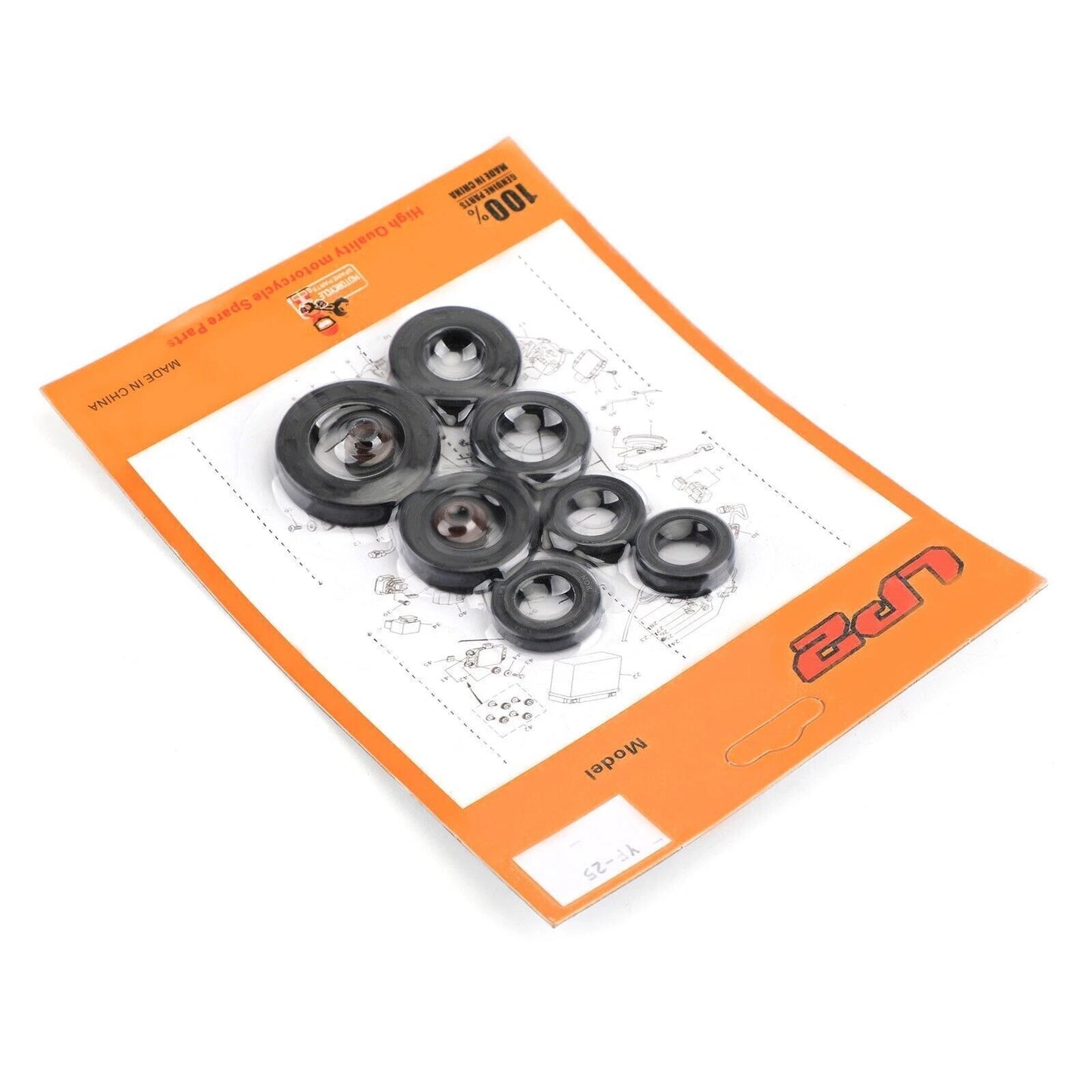 9pc Shaft Seal Set for Honda XL185 XL185S XL200R (1979-1993, 1983-1984)