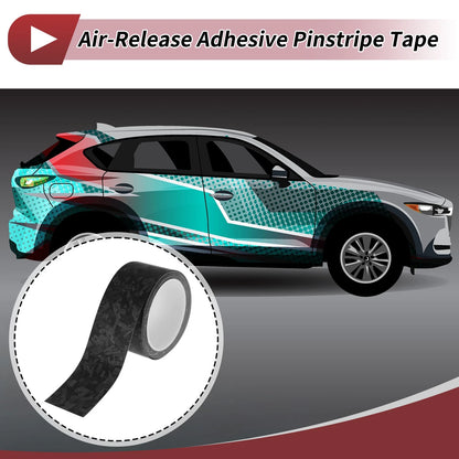 Pinstripe Tape 50mmx8.5m Matte Black for Car, Motorcycle & Boat