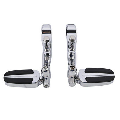 Chrome 1.25" Highway Bar Footpegs for Harley Softail Sportster