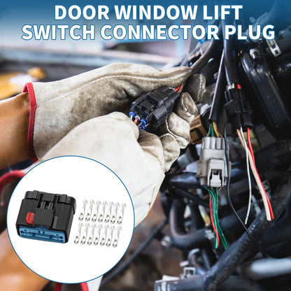 14 Pin Door Window Lift Switch Connector Plug for Jeep