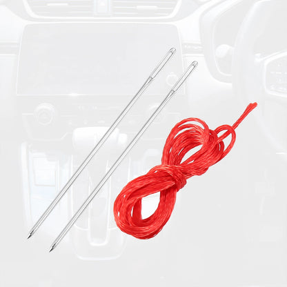Leather Gear Shift Knob Cover for Honda Civic Carbon Fiber Red