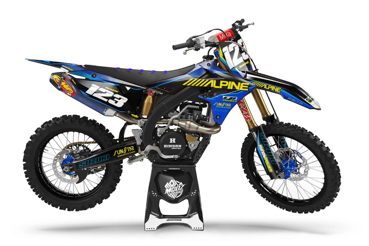 Custom Graphic Kit for Suzuki DRZ 70 (2009-2024) Soul Style Stickers