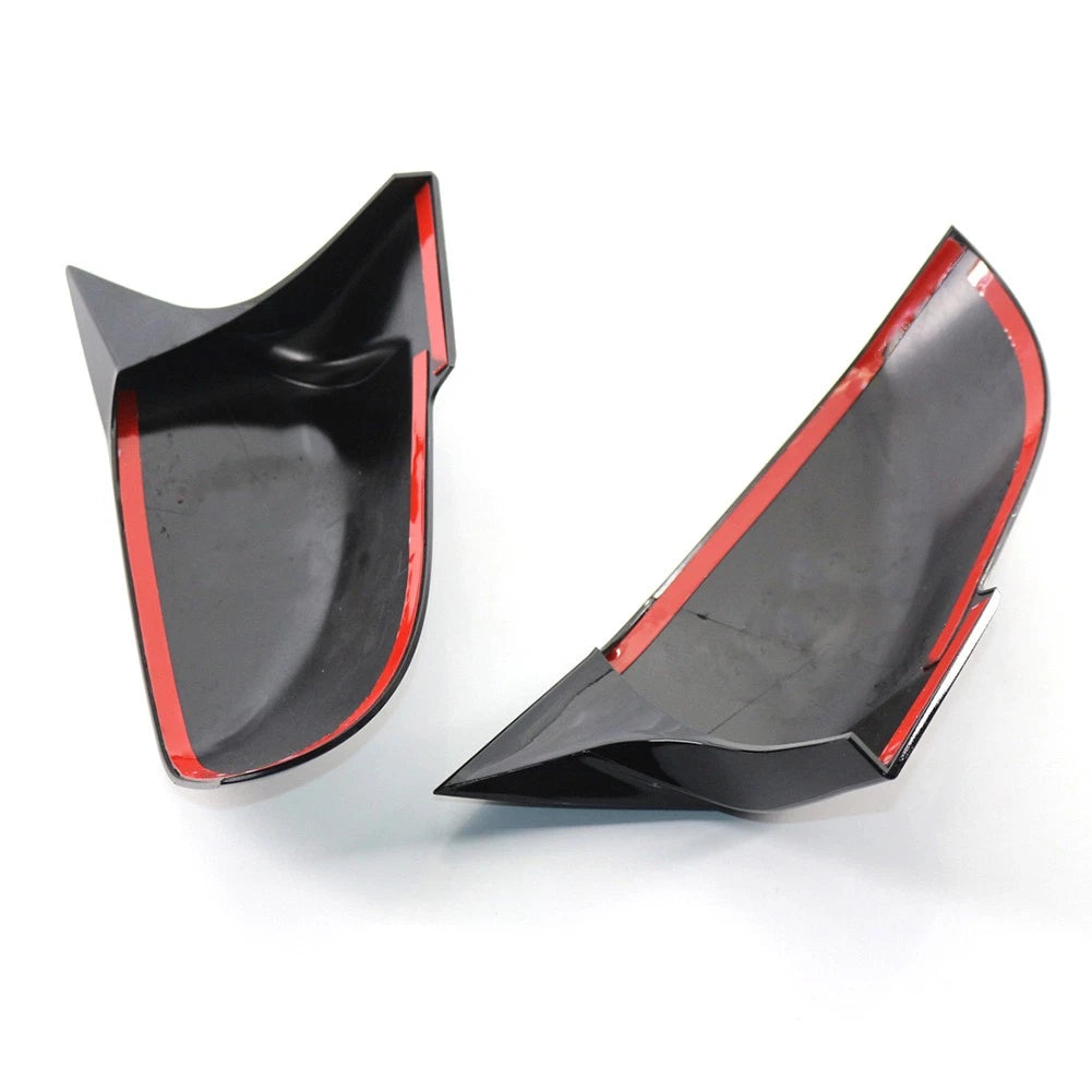 Gloss Black Rearview Mirror Cover Caps for BMW 1 2 3 4 Series X1 M2 I3