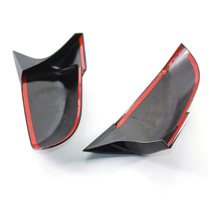 Gloss Black Rearview Mirror Cover Caps for BMW 1 2 3 4 Series X1 M2 I3