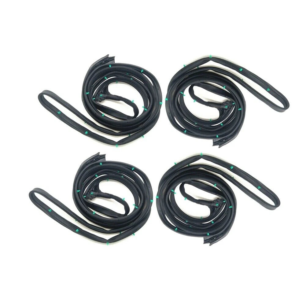 4 x Rubber Door Weather Strip Seals for Honda Accord Sedan (2003-2007)
