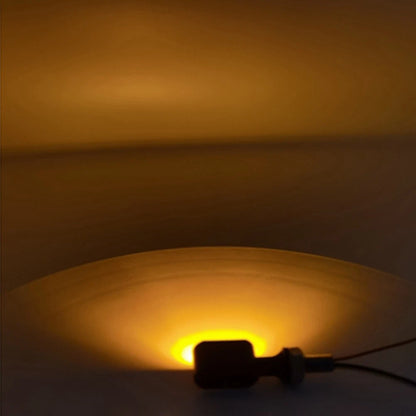 Mini LED Rear Turn Signal Light Smoke Lens for Harley