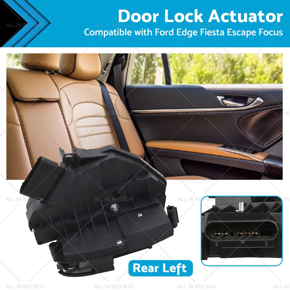 Rear Left Door Lock Actuator for Ford Escape Fusion Focus Edge MKX MKZ (2008-2012)