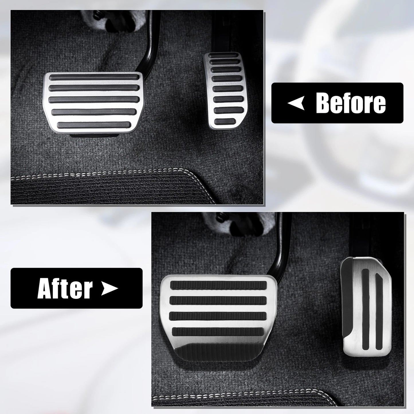 Brake & Gas Pedal Covers for Nissan Pathfinder (2013-2021)