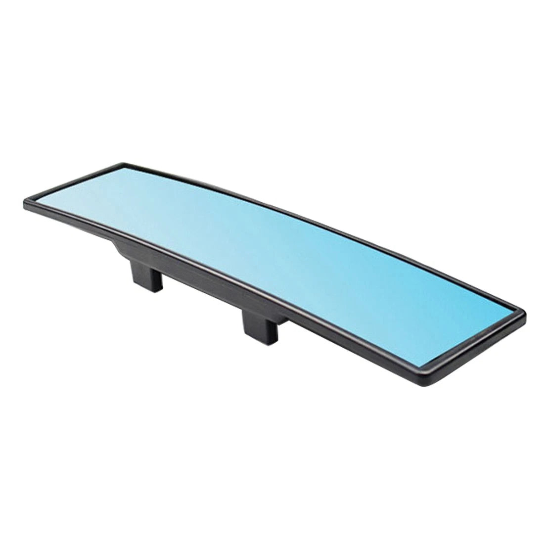 300MM Wide Convex Clip-On Blue Tint Rear View Mirror for Universal Cars