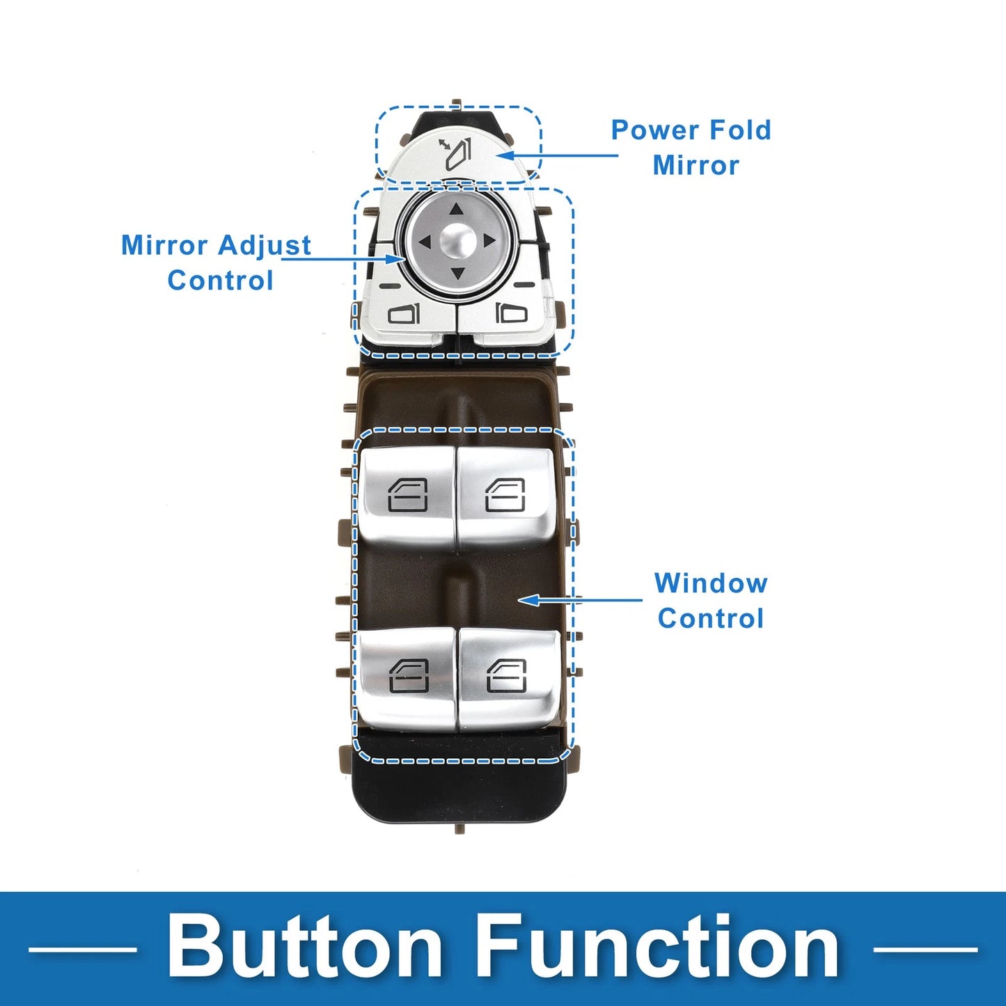 Power Window Switch for Mercedes-Benz E-Class (2003-2009)