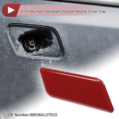 Red Front Right Washer Nozzle Cover for Subaru Outback (2015-2017)