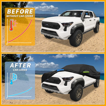 Waterproof Car Cover for Toyota Tacoma Double Cab 2005-2023